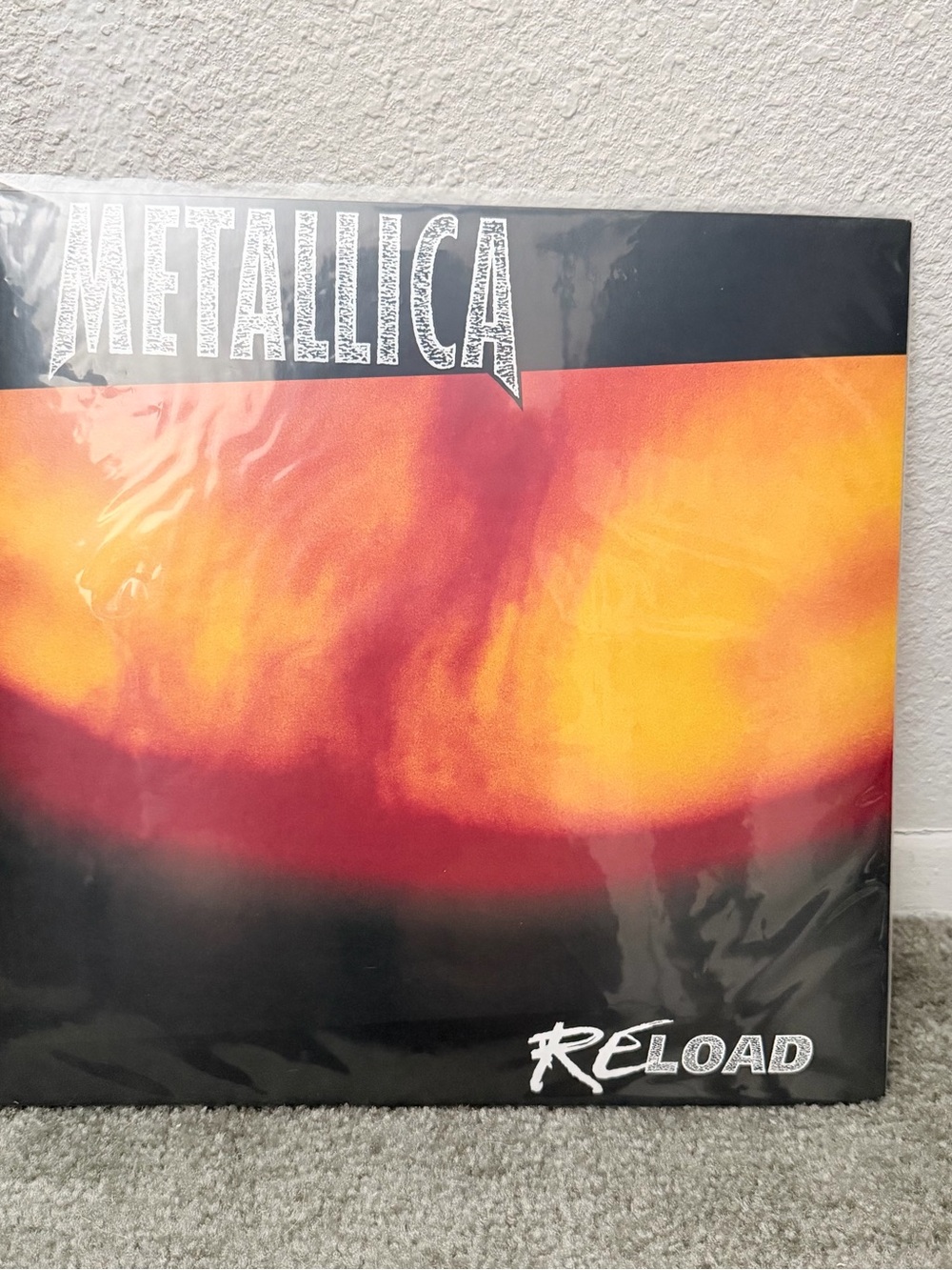 Metallica Reload Blackened Recordings 12" Black Vinyl LP 33 RPM Rock